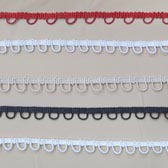 Elastic button loops
